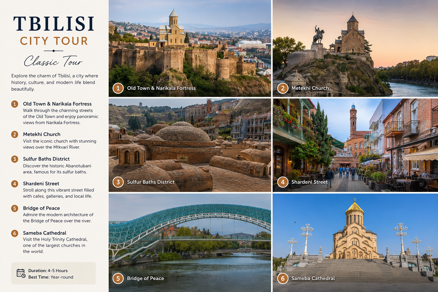 Tbilisi city tour - Classic Tour