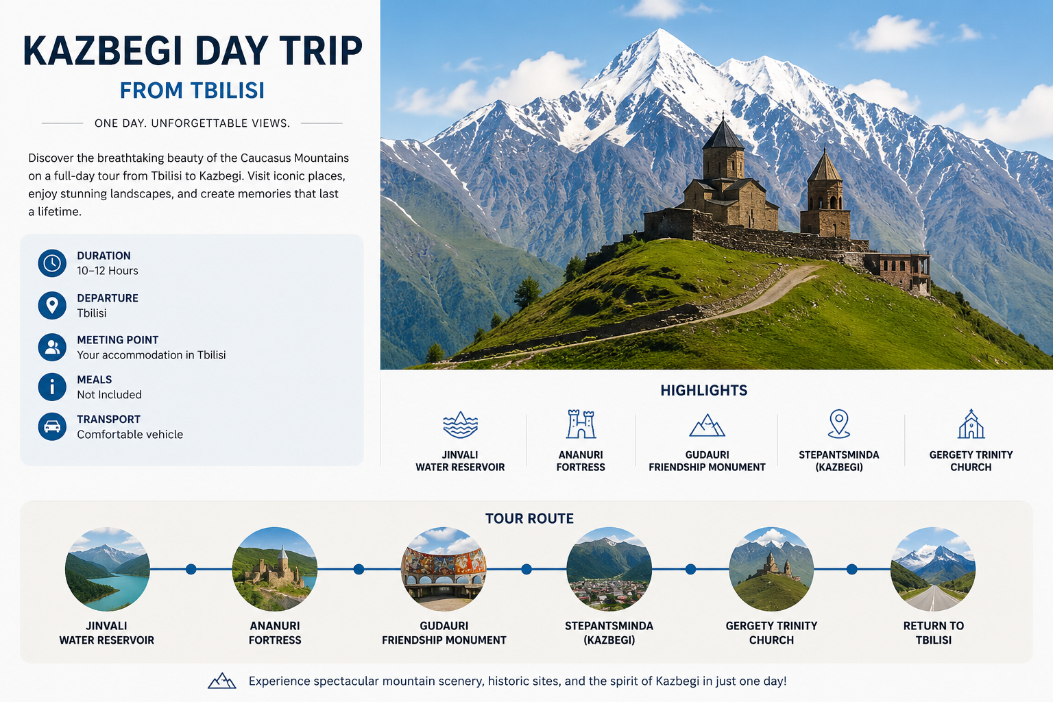 Kazbegi Day Trip From Tbilisi